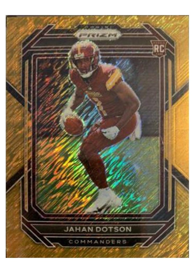2022 Panini Prizm Base Set Jahan Dotson #312 card