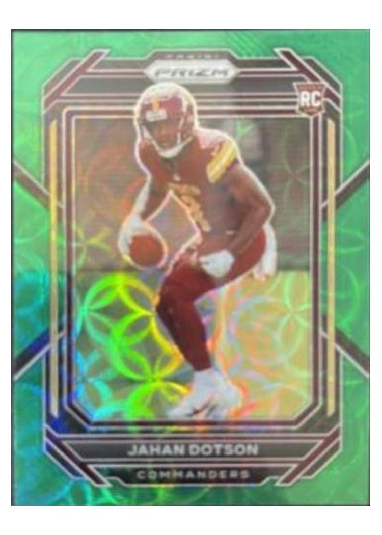 2022 Panini Prizm Base Set Jahan Dotson #312 card
