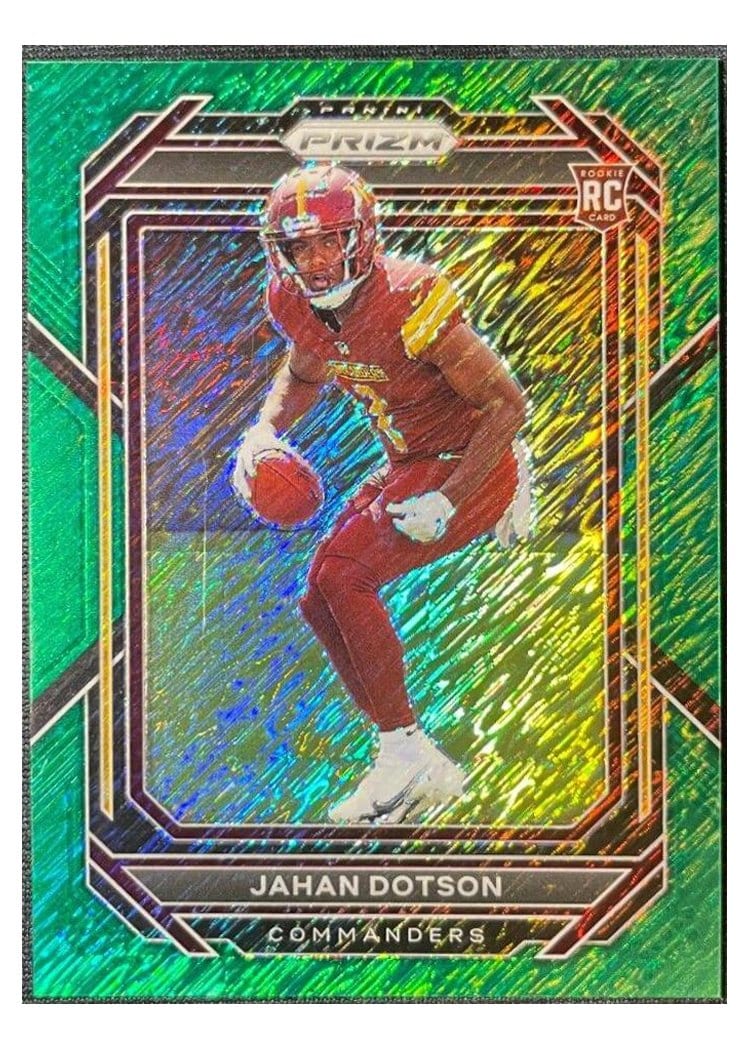 2022 Panini Prizm Base Set Jahan Dotson #312 card