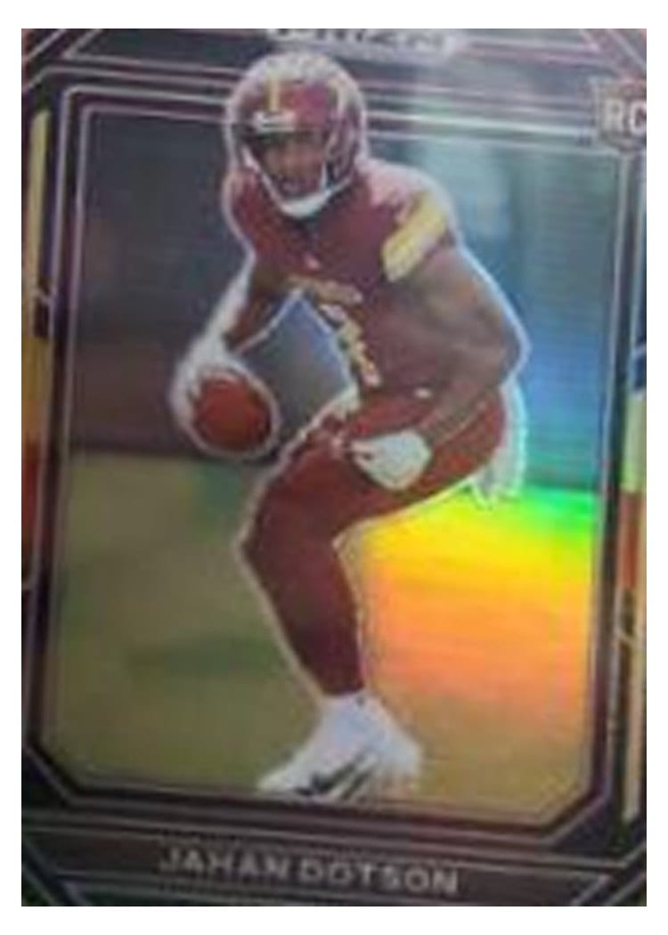 2022 Panini Prizm Base Set Jahan Dotson #312 card