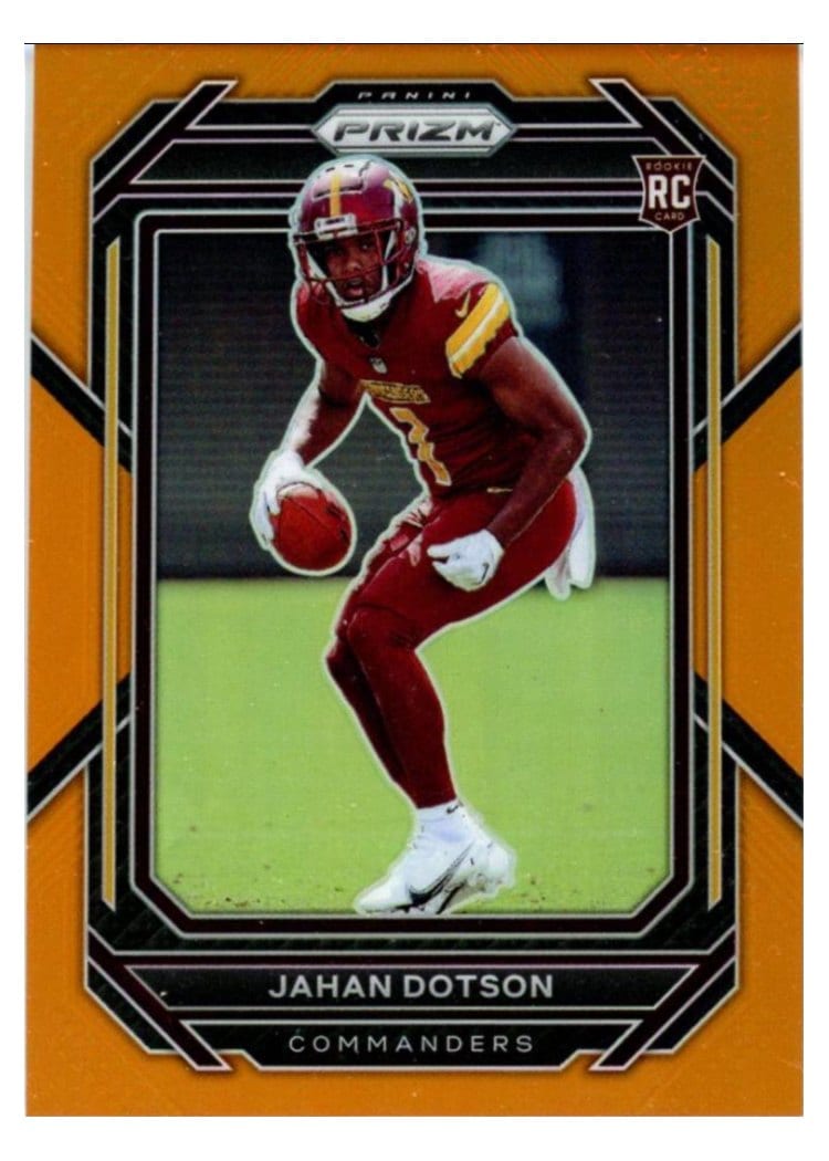 2022 Panini Prizm Base Set Jahan Dotson #312 card