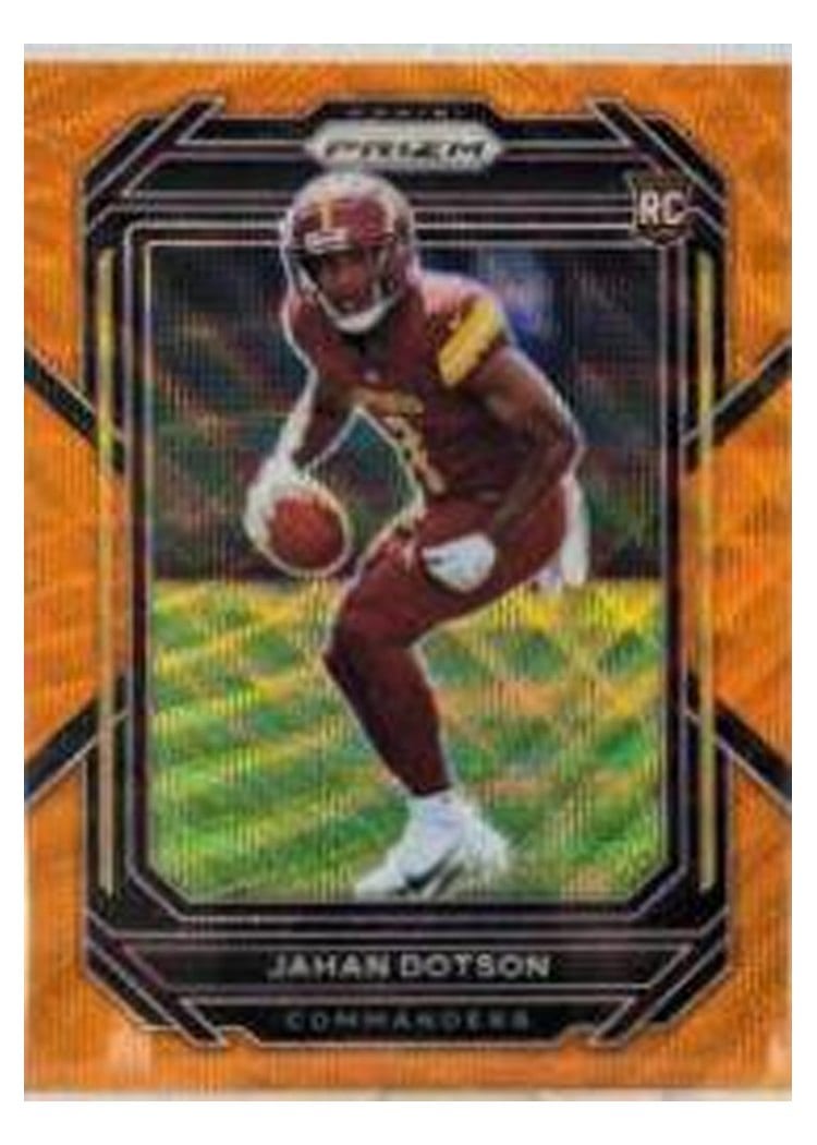 2022 Panini Prizm Base Set Jahan Dotson #312 card