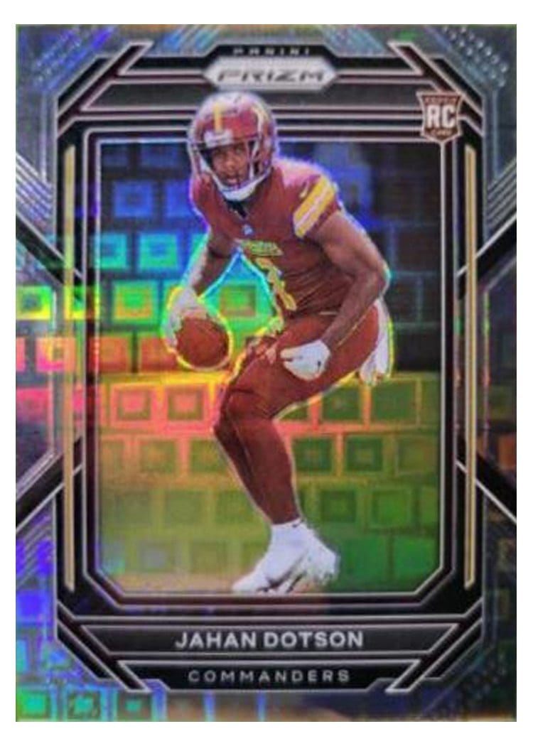 2022 Panini Prizm Base Set Jahan Dotson #312 card