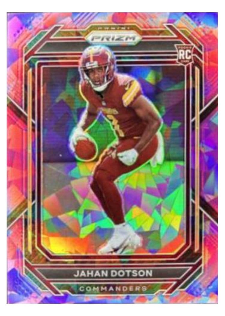 2022 Panini Prizm Base Set Jahan Dotson #312 card
