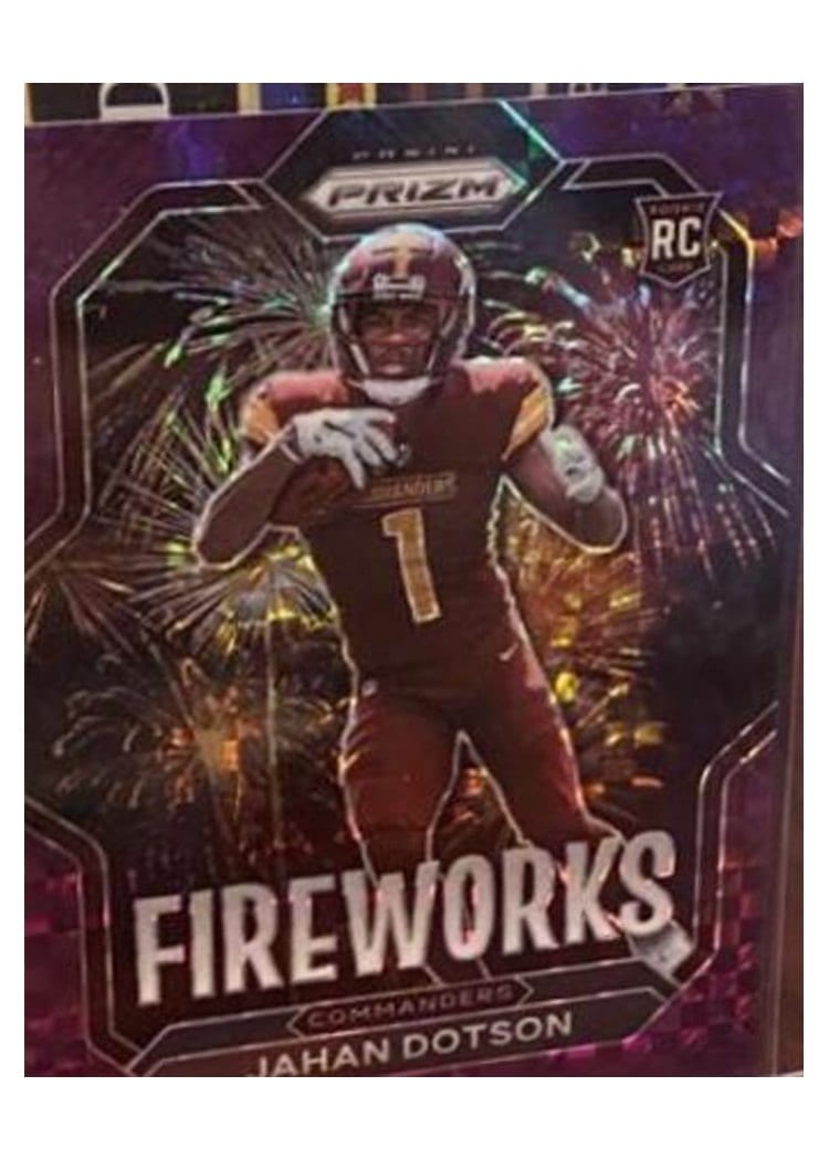 2022 Panini Prizm Base Set Jahan Dotson #312 card