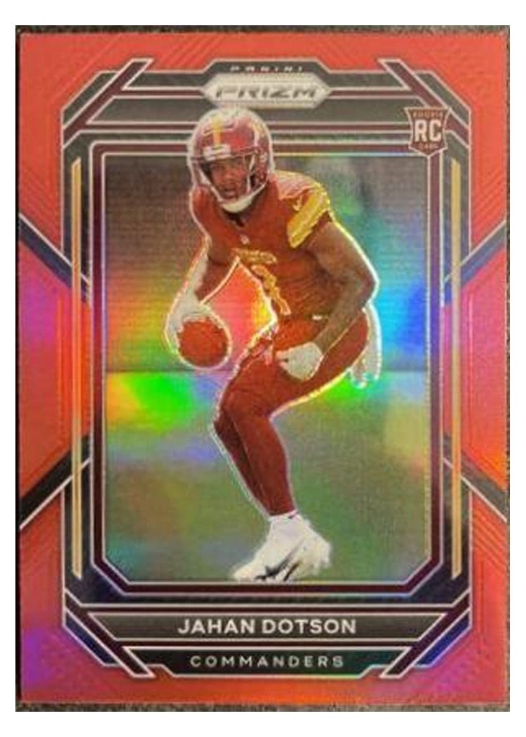 2022 Panini Prizm Base Set Jahan Dotson #312 card
