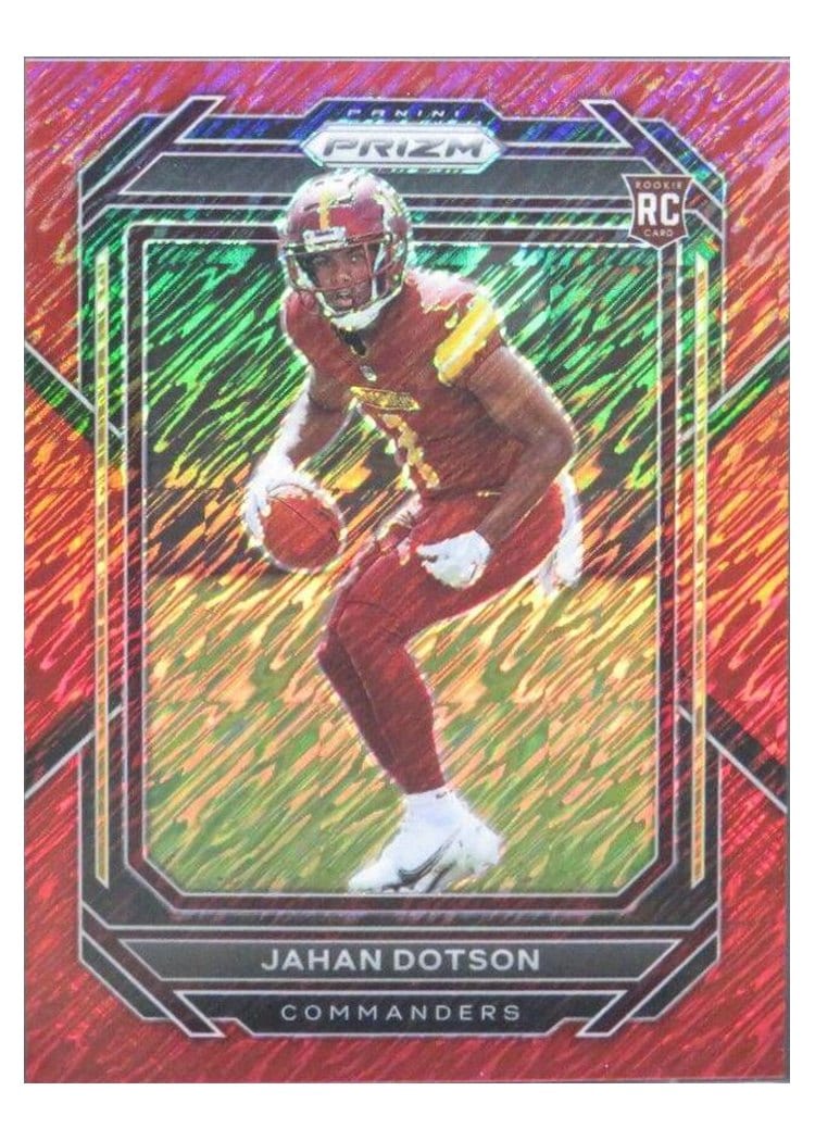 2022 Panini Prizm Base Set Jahan Dotson #312 card