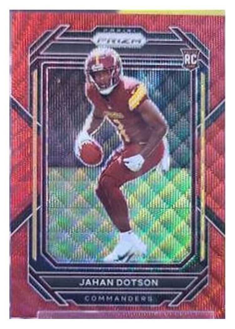 2022 Panini Prizm Base Set Jahan Dotson #312 card