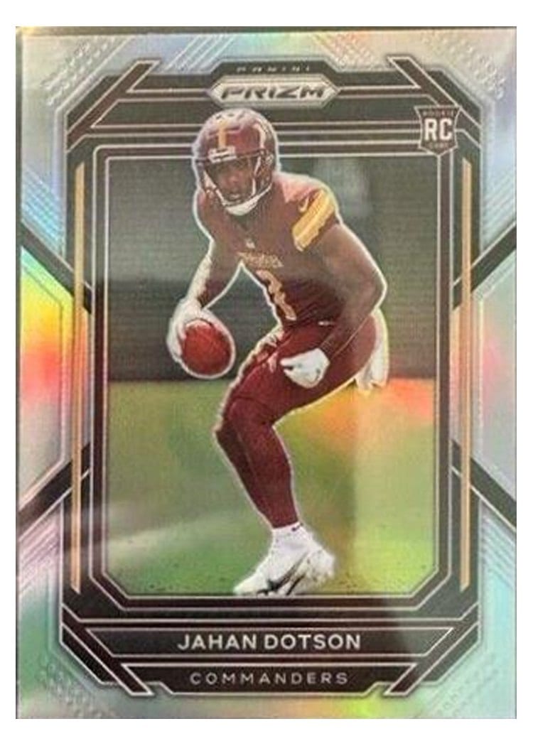 2022 Panini Prizm Base Set Jahan Dotson Silver #312 card