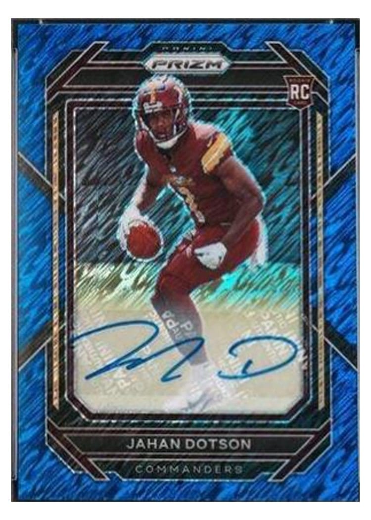 2022 Panini Prizm Base Set Jahan Dotson #312 card
