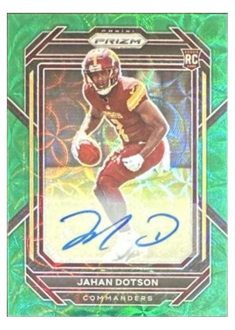2022 Panini Prizm Base Set Jahan Dotson #312 card