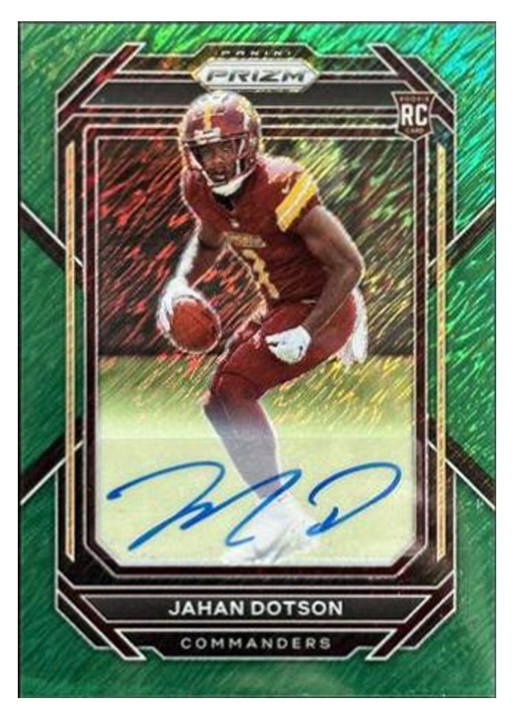 2022 Panini Prizm Base Set Jahan Dotson #312 card
