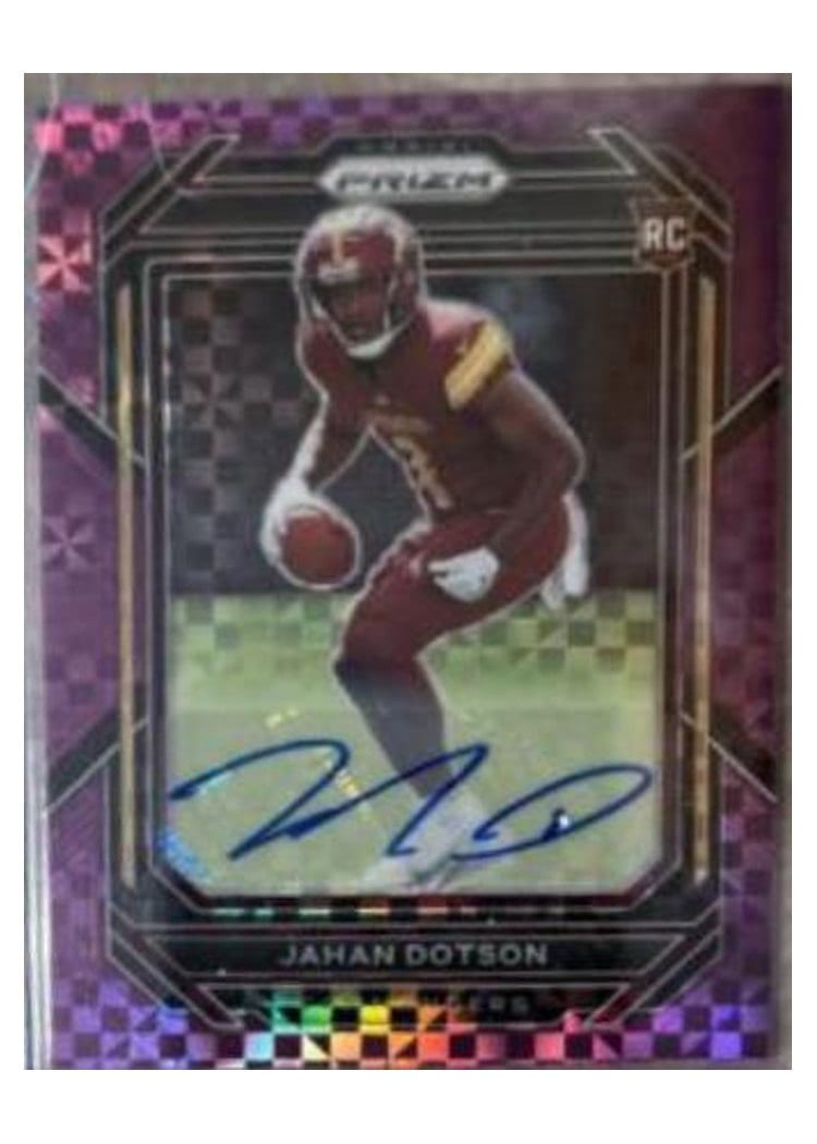 2022 Panini Prizm Base Set Jahan Dotson #312 card