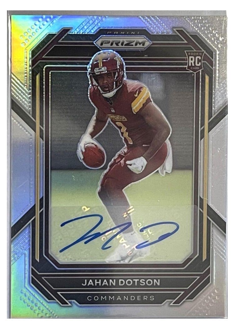 2022 Panini Prizm Base Set Jahan Dotson #312 card