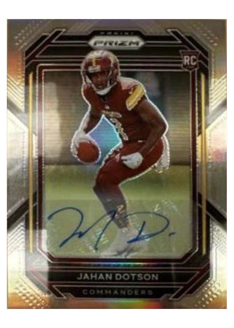 2022 Panini Prizm Base Set Jahan Dotson #312 card