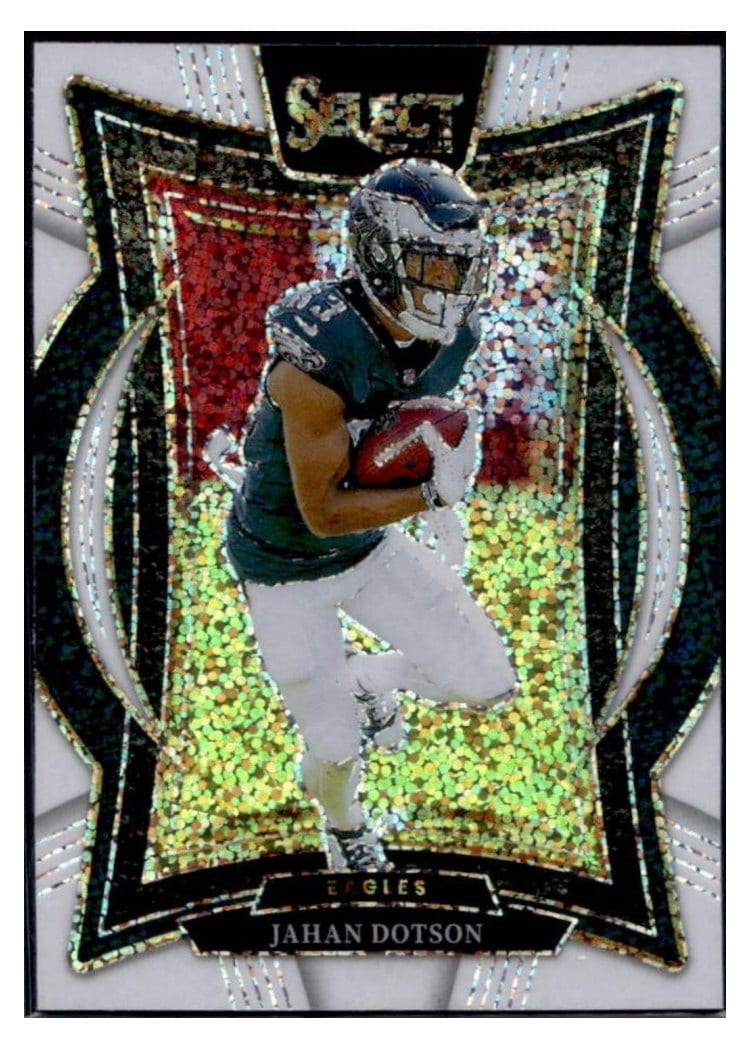 2024 Panini Select Base Set Jahan Dotson White Sparkle Prizm #63 card