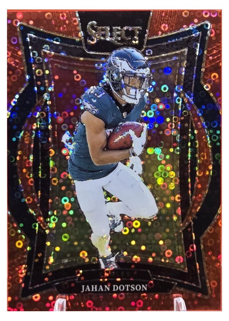 2024 Panini Select Base Set Jahan Dotson Red Disco Prizm #63 card