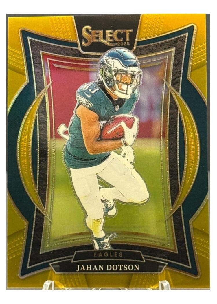 2024 Panini Select Base Set Jahan Dotson Gold Prizm #63 card