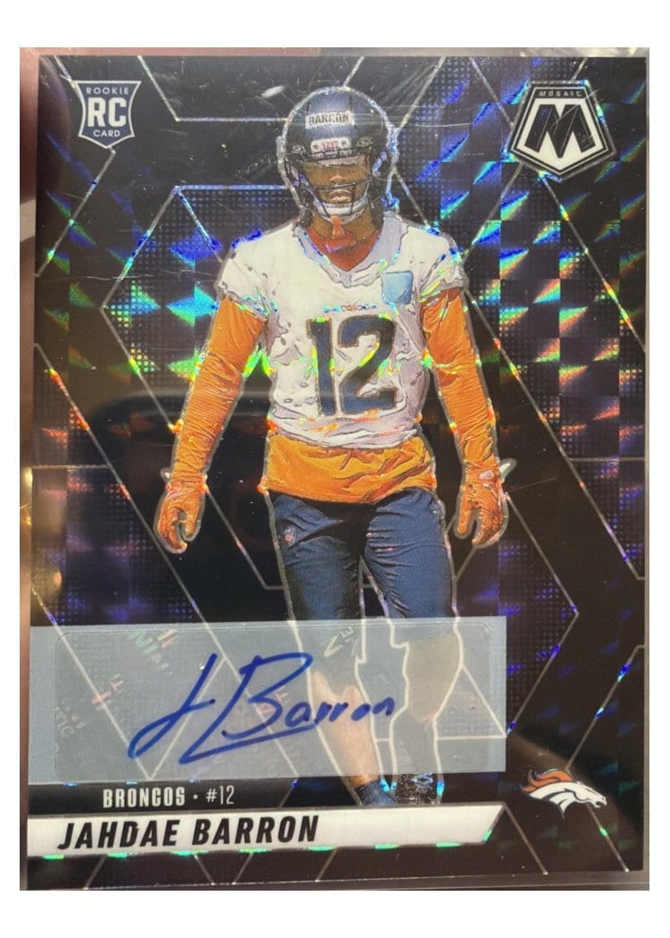 2025 Panini Mosaic Base Set Jahdae Barron #361 card