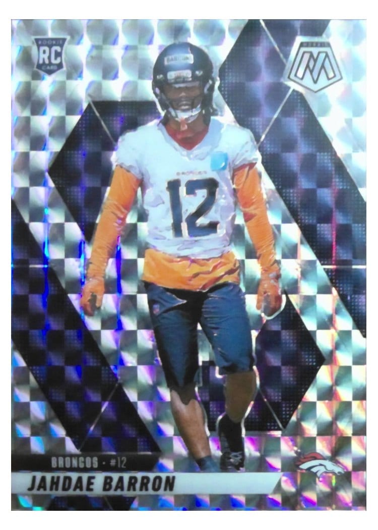 2025 Panini Mosaic Base Set Jahdae Barron Mosaic #361 card