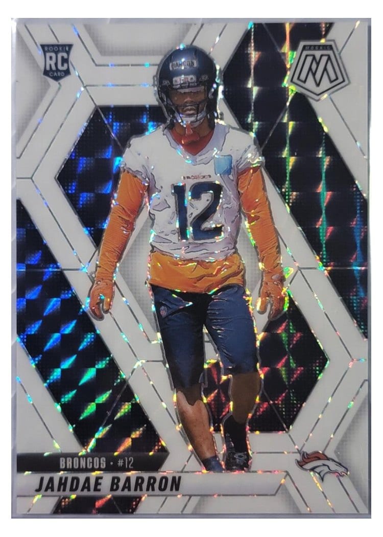 2025 Panini Mosaic Base Set Jahdae Barron White #361 card