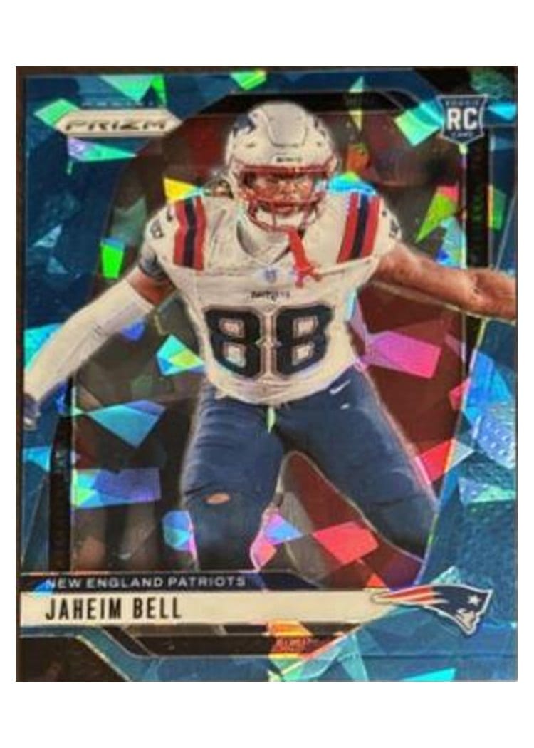2024 Panini Prizm Base Set Jaheim Bell Blue Ice #337 card