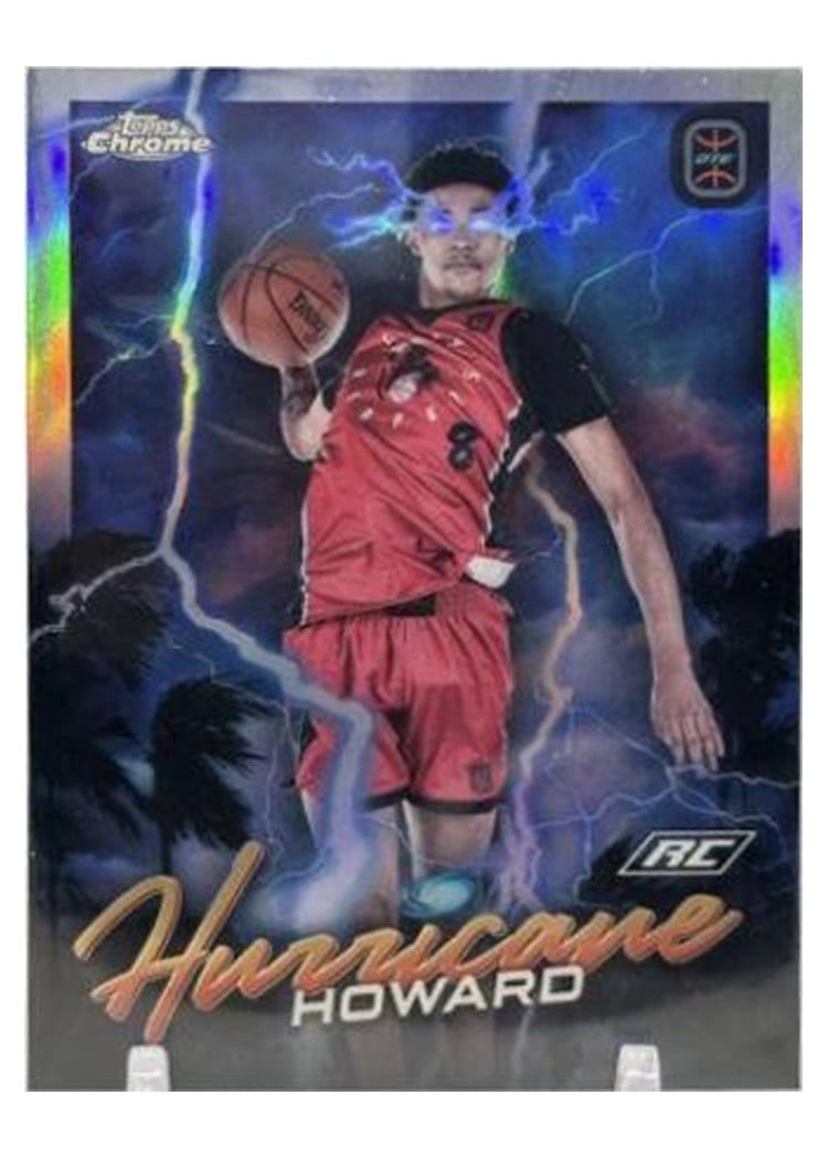 2022-23 Topps Chrome Overtime Elite Hurricane Jahki Howard #H-7 card