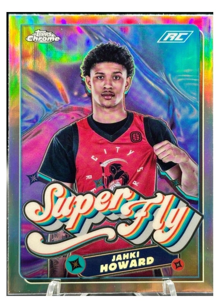 2022-23 Topps Chrome Sapphire Edition Overtime Elite SuperFly Jahki Howard #SF-7 card