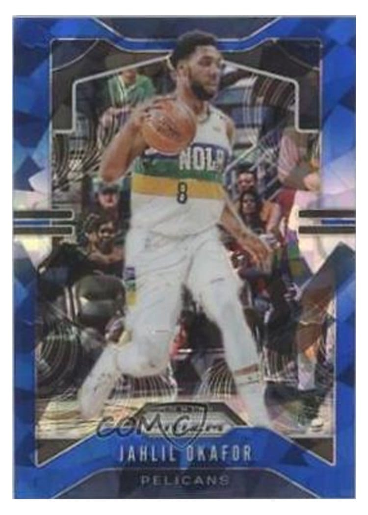 2019-20 Panini Prizm Base Set Jahlil Okafor Blue Ice Prizm #171 card