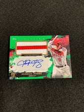 2021 Topps Inception Autograph Patch Cards Jahmai Jones #APC-JJ card