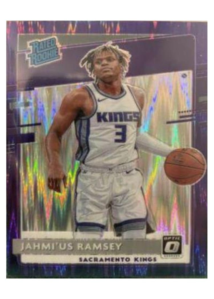 2020-21 Donruss Optic Base Set Jahmi'us Ramsey Purple Shock #194 card