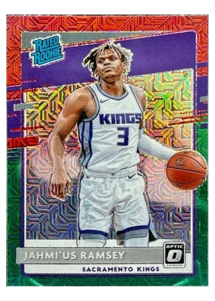 2020-21 Donruss Optic Base Set Jahmi'us Ramsey Choice Red Green #194 card