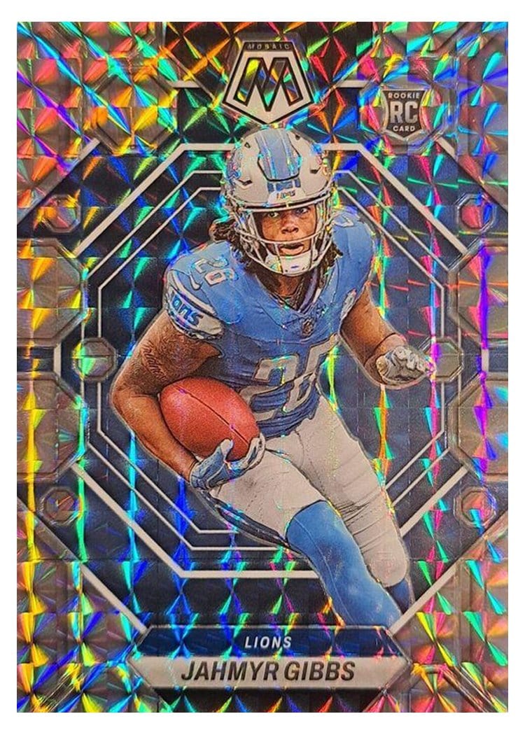 2023 Panini Mosaic Base Set Jahmyr Gibbs #324 card
