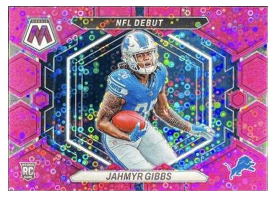 2023 Panini Mosaic Base Set Jahmyr Gibbs #324 card