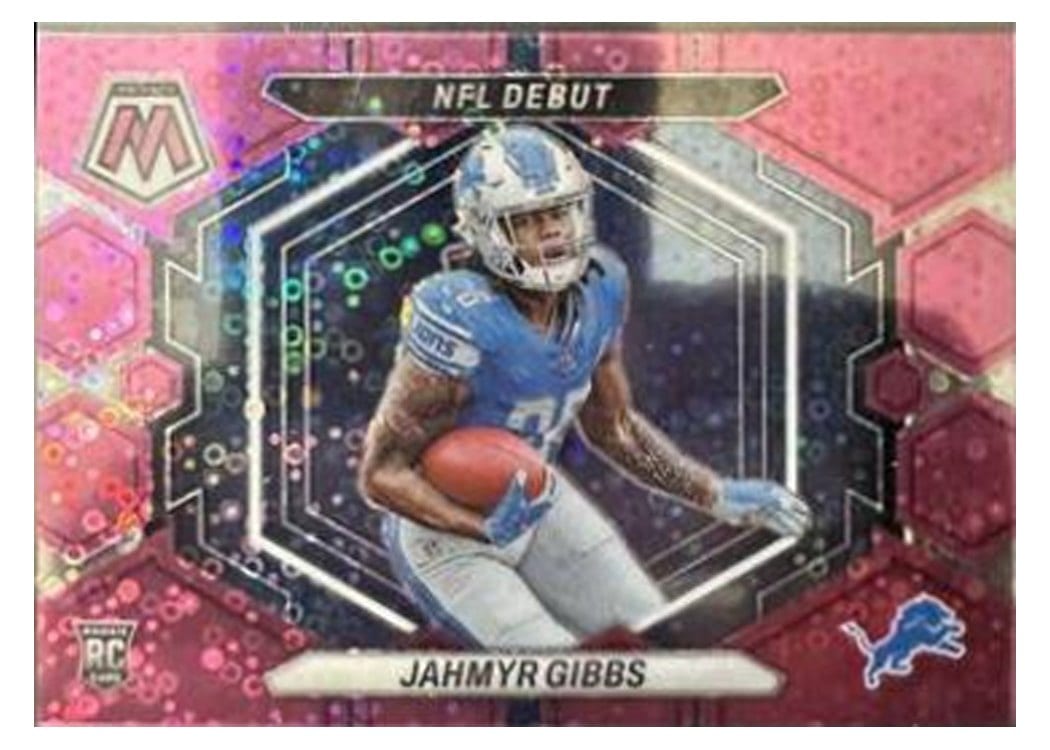 2023 Panini Mosaic Base Set Jahmyr Gibbs #324 card