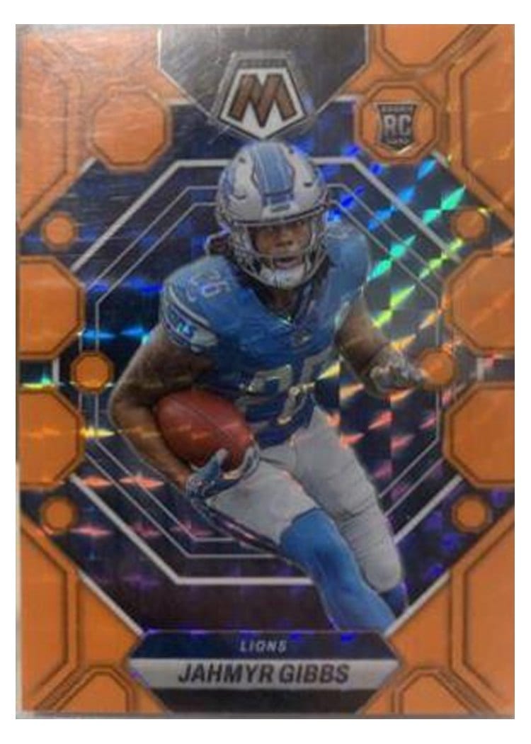 2023 Panini Mosaic Base Set Jahmyr Gibbs #324 card