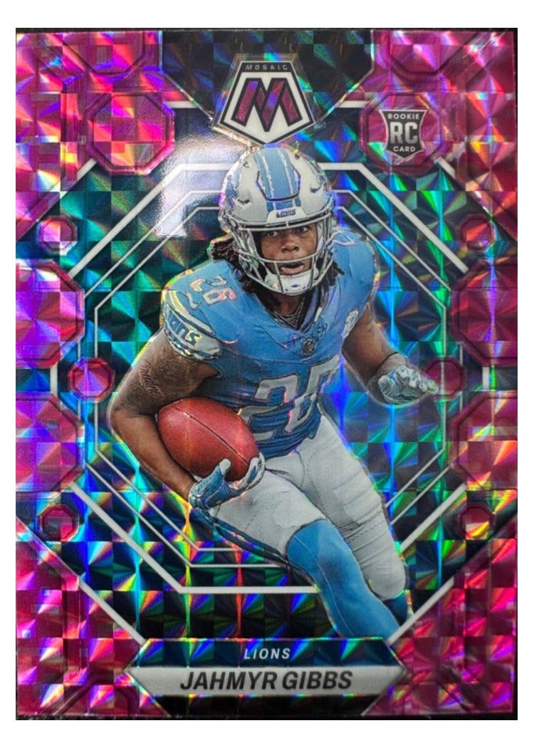 2023 Panini Mosaic Base Set Jahmyr Gibbs #324 card