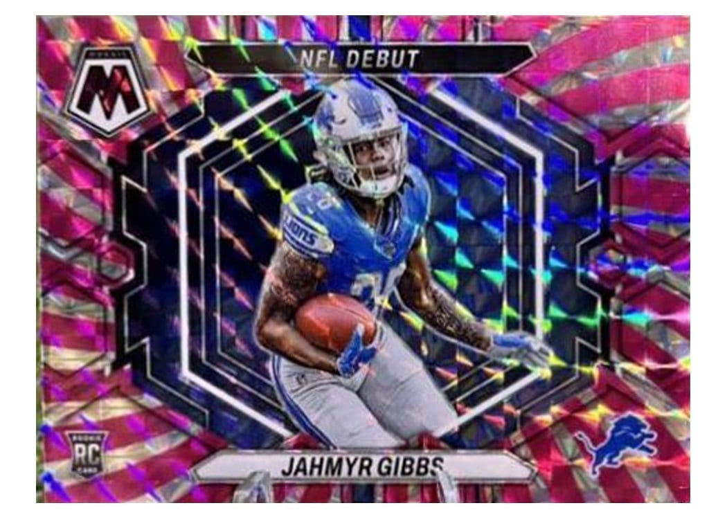 2023 Panini Mosaic Base Set Jahmyr Gibbs #324 card