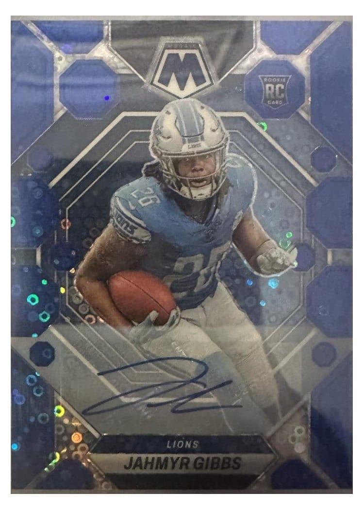 2023 Panini Mosaic Base Set Jahmyr Gibbs #324 card