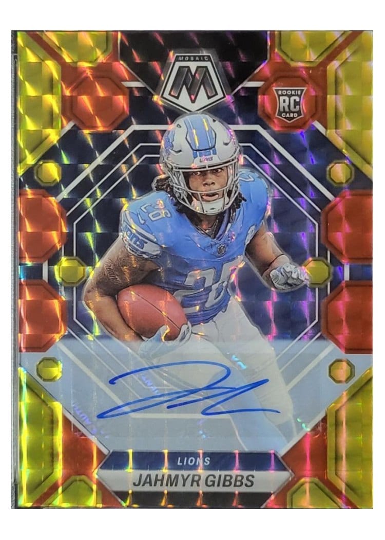 2023 Panini Mosaic Base Set Jahmyr Gibbs #324 card