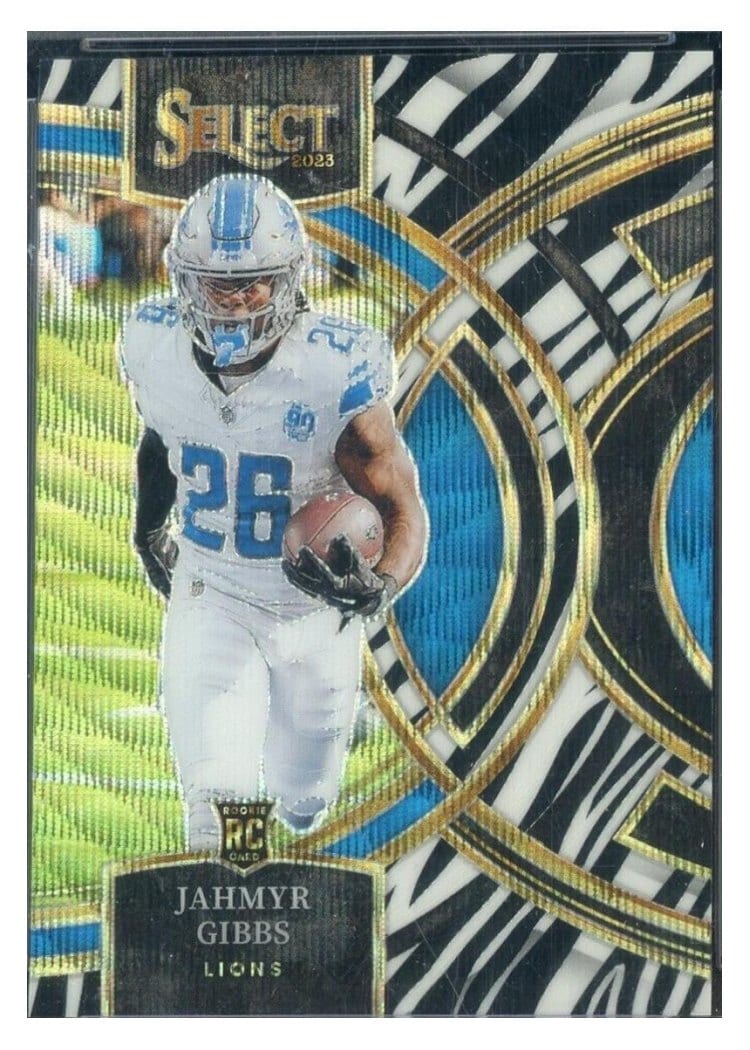 2023 Panini Select Jahmyr Gibbs #198 card