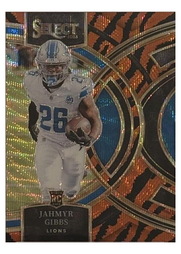 2023 Panini Select Jahmyr Gibbs #198 card