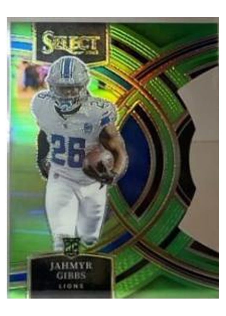 2023 Panini Select Jahmyr Gibbs #198 card