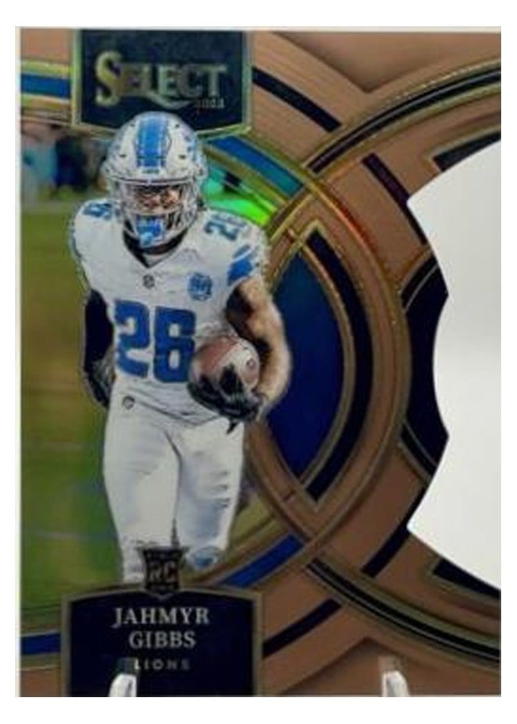 2023 Panini Select Jahmyr Gibbs #198 card
