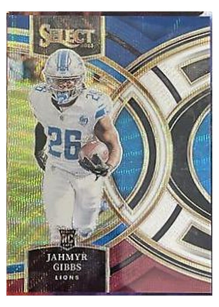2023 Panini Select Jahmyr Gibbs #198 card