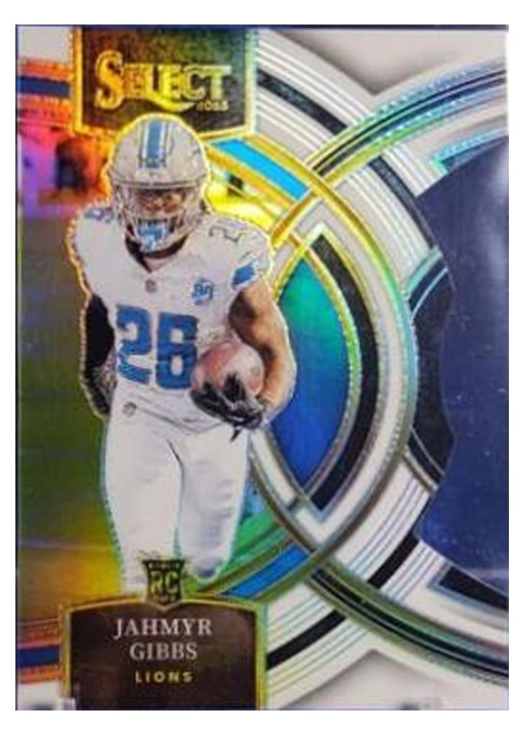 2023 Panini Select Jahmyr Gibbs #198 card