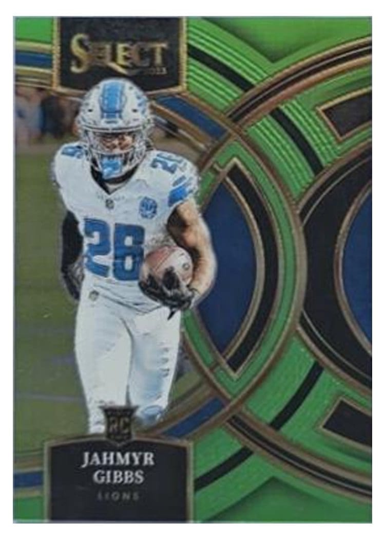 2023 Panini Select Jahmyr Gibbs #198 card