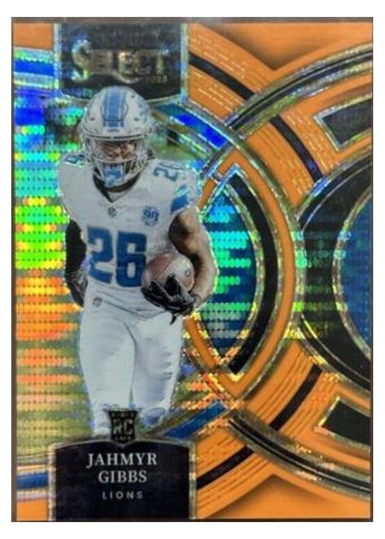 2023 Panini Select Jahmyr Gibbs #198 card