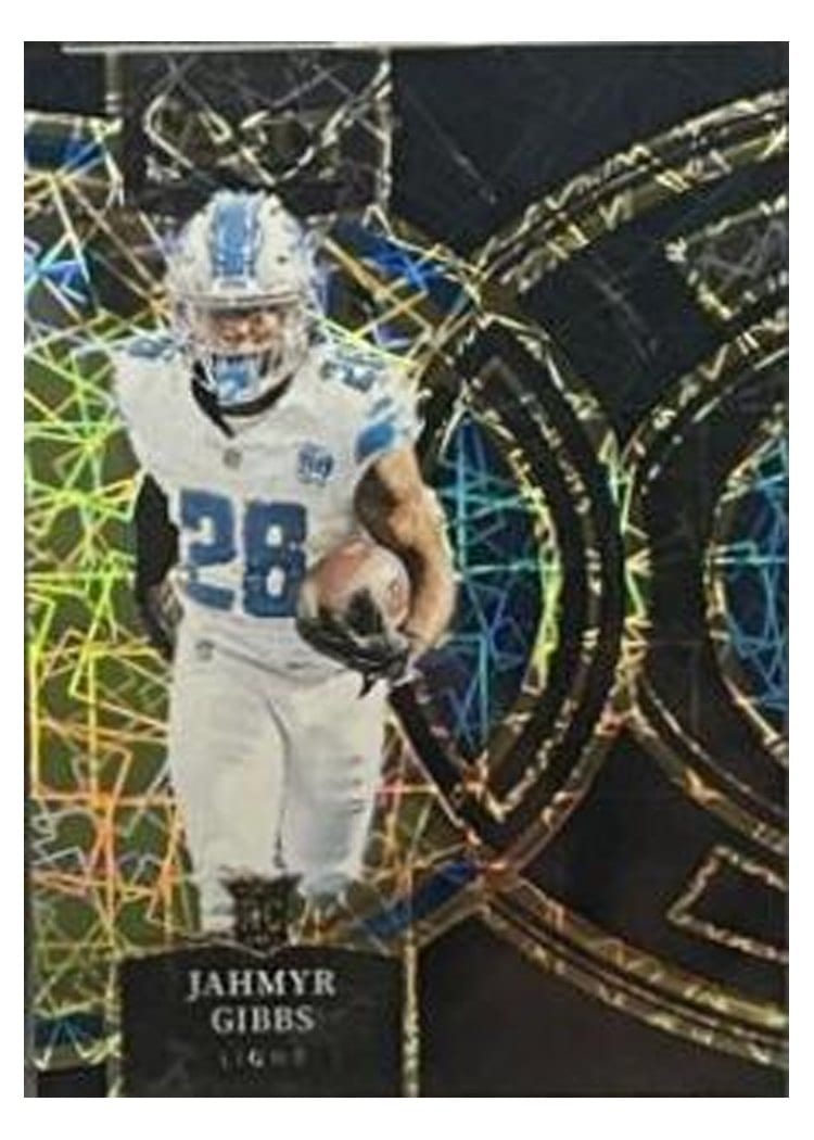 2023 Panini Select Jahmyr Gibbs #198 card