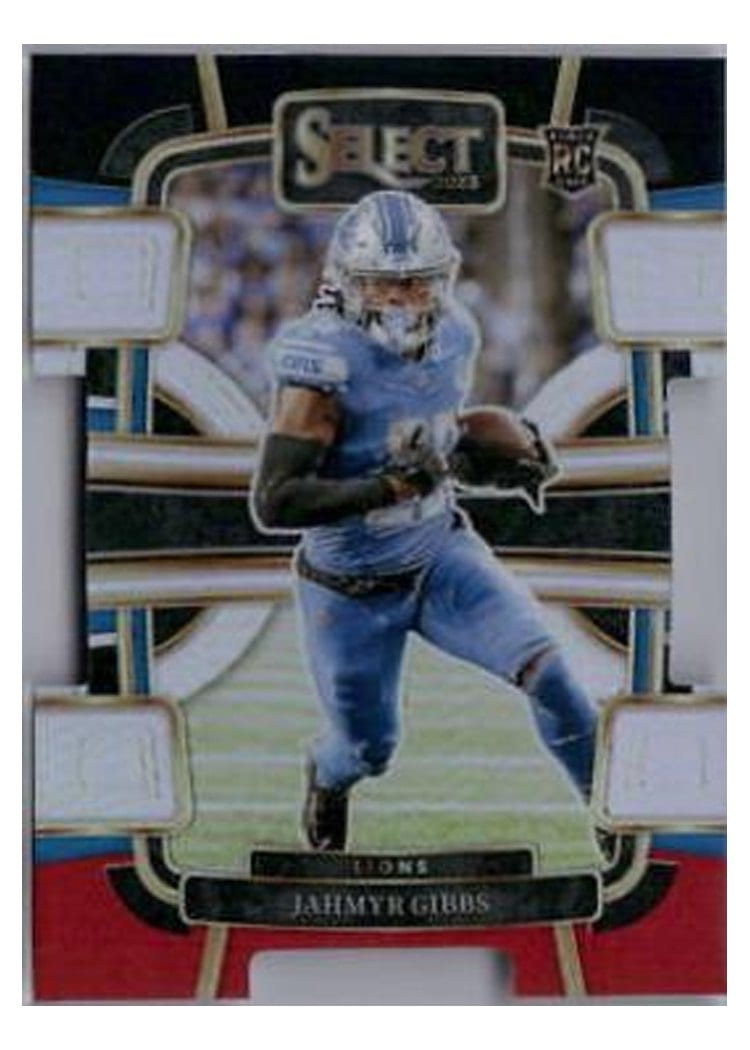 2023 Panini Select Jahmyr Gibbs #34 card